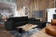 Ecksofa Universal Olymp - mit Schlaffunktion - Schwarz