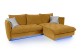 Sofa L-Form Palladio rechts - mit Schlaffunktion - Orange