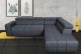 Ecksofa XL Brandon rechts - mit Schlaffunktion - Grau