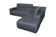 Ecksofa XL Brandon rechts - mit Schlaffunktion - Grau