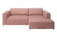 Tom Tailor Ecksofa Heaven S rechts - mit Schlaffunktion - Rose