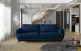 3er-Sofa Megis - mit Schlaffunktion - Taubenblau