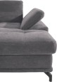 Ecksofa Costello rechts - Grau