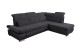 Ecksofa Canaria rechts - mit Schlaffunktion - Anthrazit
