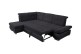 Sofa L-Form Canaria links - mit Schlaffunktion - Anthrazit