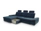 Ecksofa Cremona links - mit Schlaffunktion - Tintenblau