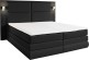 Boxspringbett 180x200 Copenhagen - Schwarz