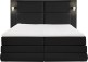 Boxspringbett 180x200 Copenhagen - Schwarz