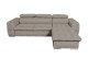 Ecksofa Primo Mini rechts - mit Schlaffunktion - Beige