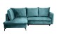 Ecksofa Shape links - mit Schlaffunktion - Blaugrau