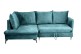 Ecksofa Shape links - mit Schlaffunktion - Blaugrau