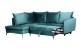 Ecksofa Shape links - mit Schlaffunktion - Blaugrau