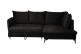 Sofa L-Form Shape rechts - mit Schlaffunktion - Schwarz