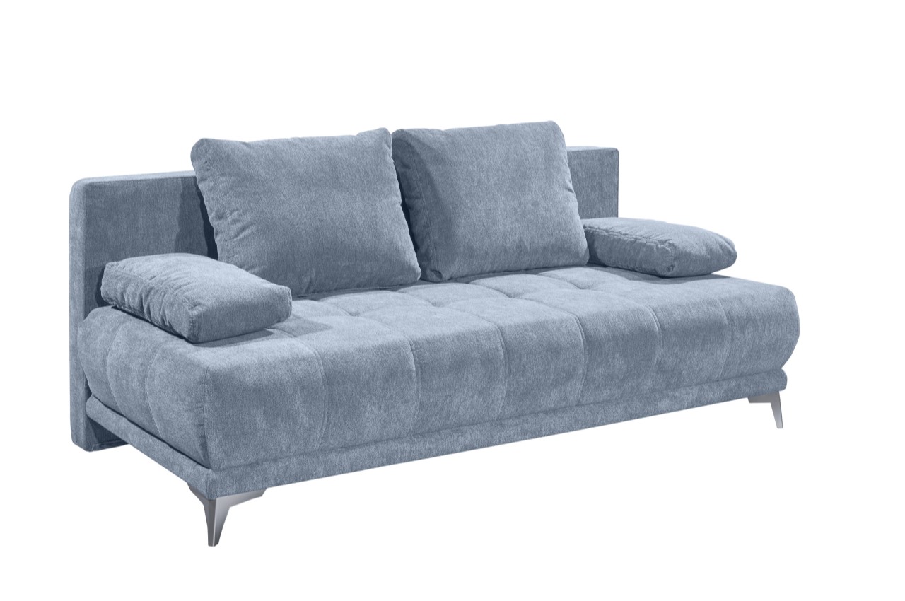 3er-Sofa Jenny - mit Schlaffunktion - Denim | Sofas zum halben Preis