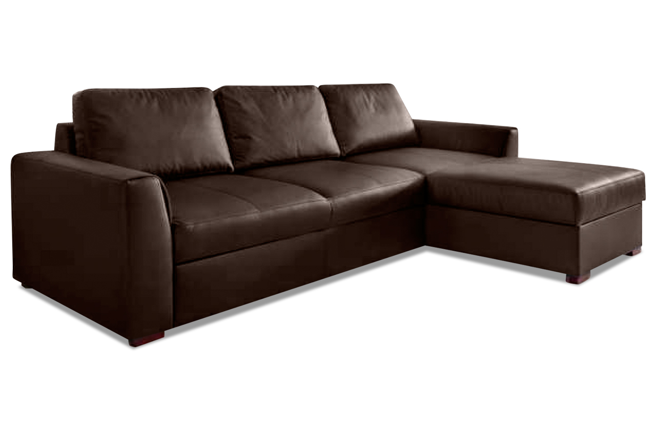 AEK Leder Ecksofa Moreno mit Schlaffunktion Braun # Ecksofa Mit Schlaffunktion Braun AEK Leder Ecksofa Moreno mit Schlaffunktion Braun # Ecksofa Mit Schlaffunktion Braun
